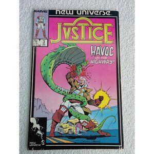 Justice #3 Marvel Comic Book 1987 New Universe
